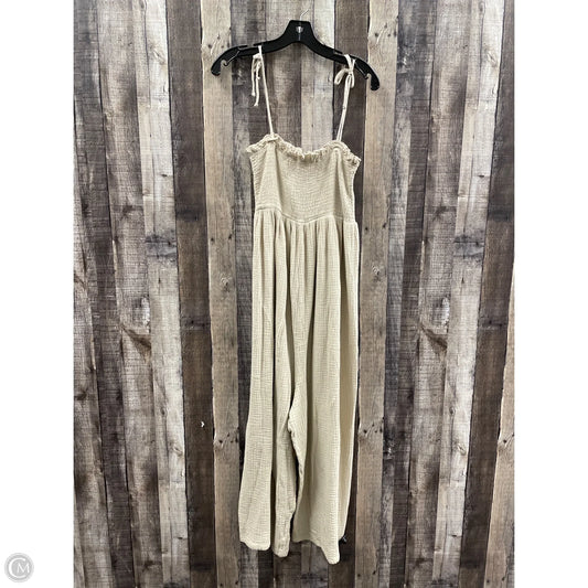 Dress Casual Maxi By Bibi In Tan, Size: M