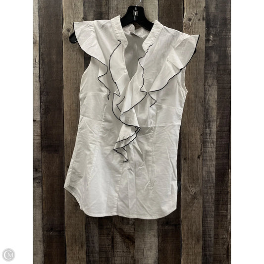 Top Sleeveless By Worthington In White, Size: S
