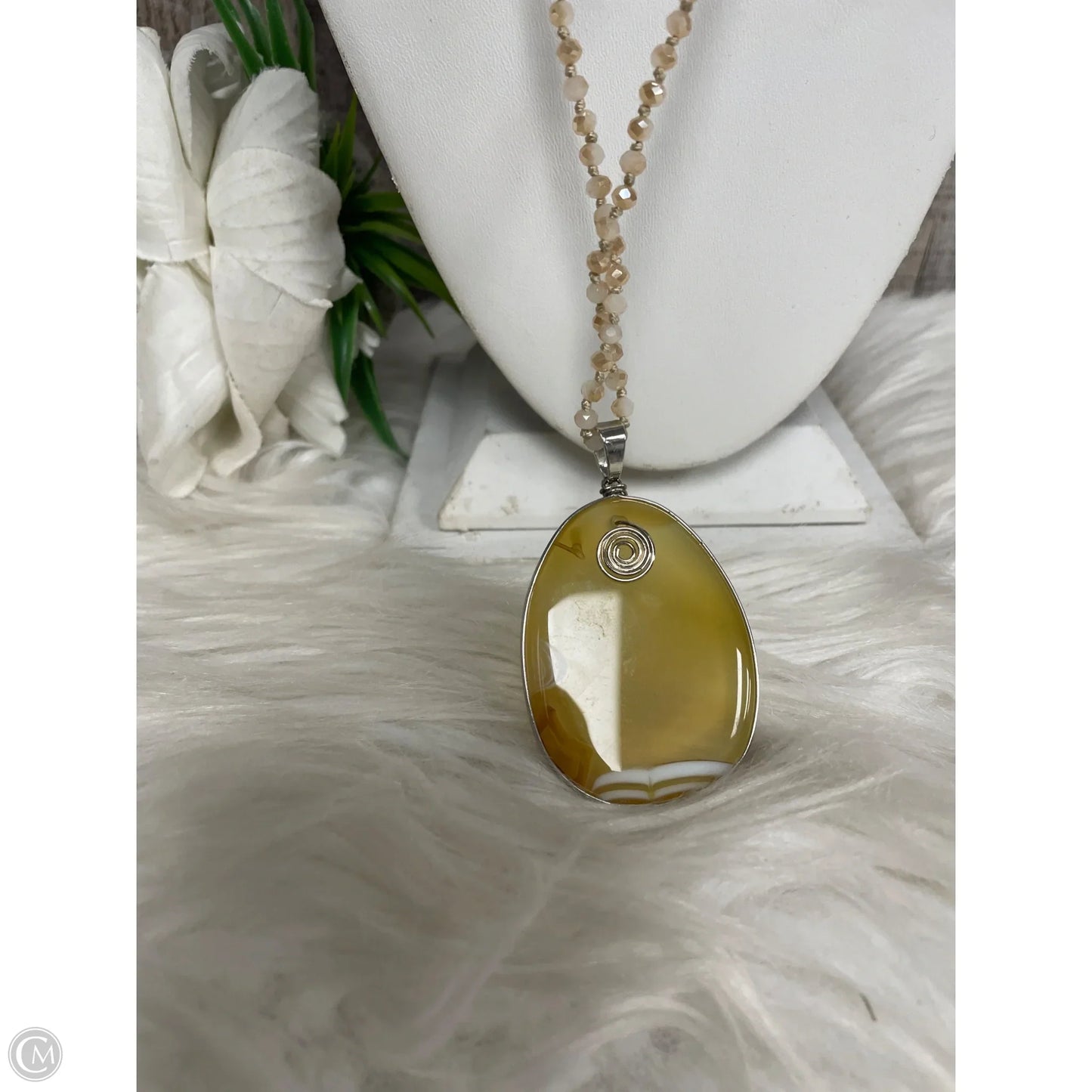 Necklace Statement By Cmf