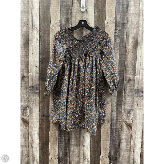 Dress Casual Short By Sugar Lips In Floral Print, Size: M
