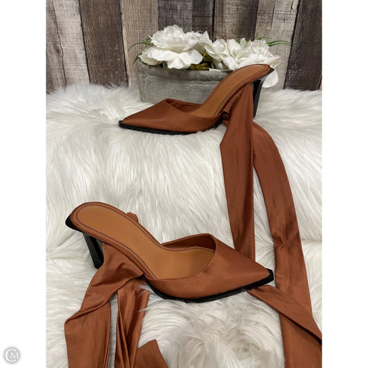 Shoes Heels Stiletto By Asos In Brown, Size: 7