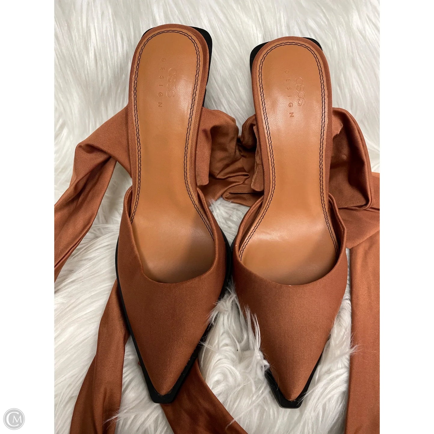 Shoes Heels Stiletto By Asos In Brown, Size: 7
