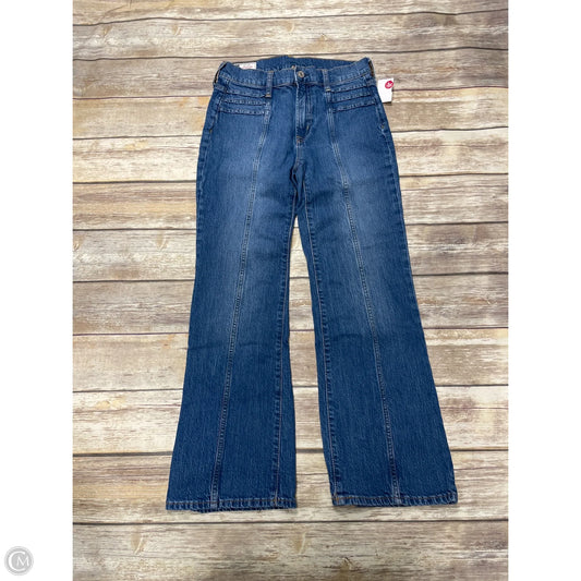 Jeans Flared By Gap In Animal Print, Size: 4