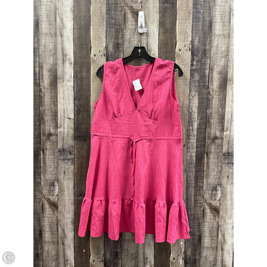 Dress Casual Short By Cmf In Pink, Size: L