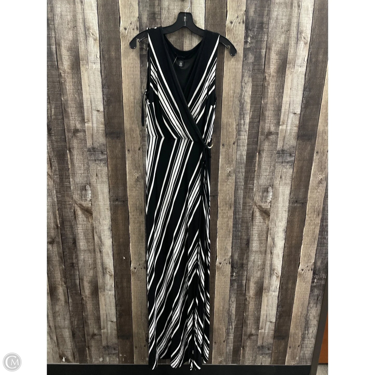 Dress Casual Maxi By White House Black Market In Black & White, Size: S