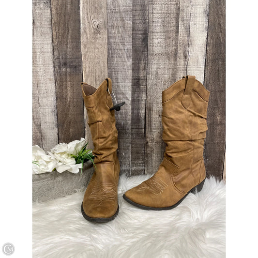 Boots Western By Cme In Brown, Size: 6.5