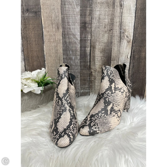 Shoes Heels Block By Massini In Animal Print, Size: 7