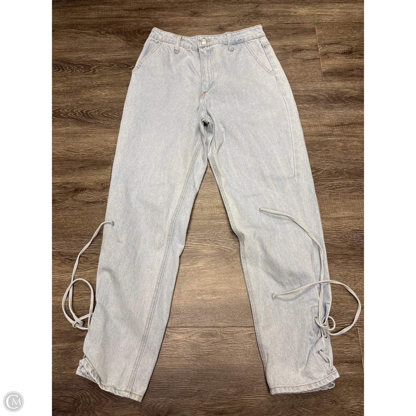 Jeans Straight By Forever 21 In Blue, Size: 4