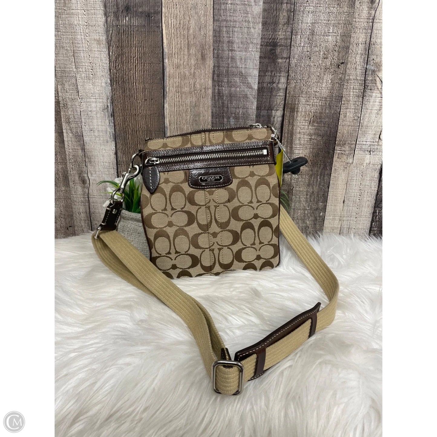Crossbody Designer By Coach, Size: Small