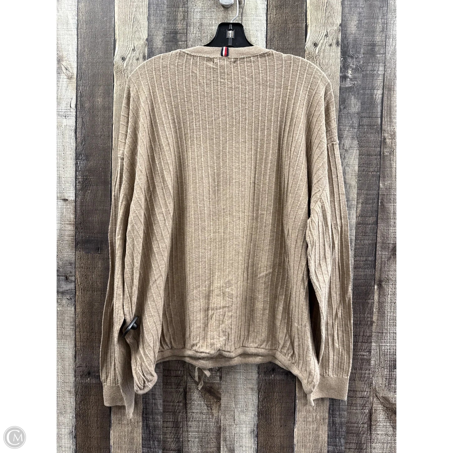Top Long Sleeve By Tommy Hilfiger In Brown, Size: Xxl