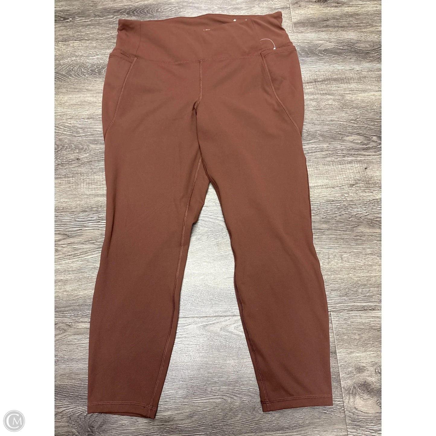 Pants Leggings By Lane Bryant In Brown, Size: 18