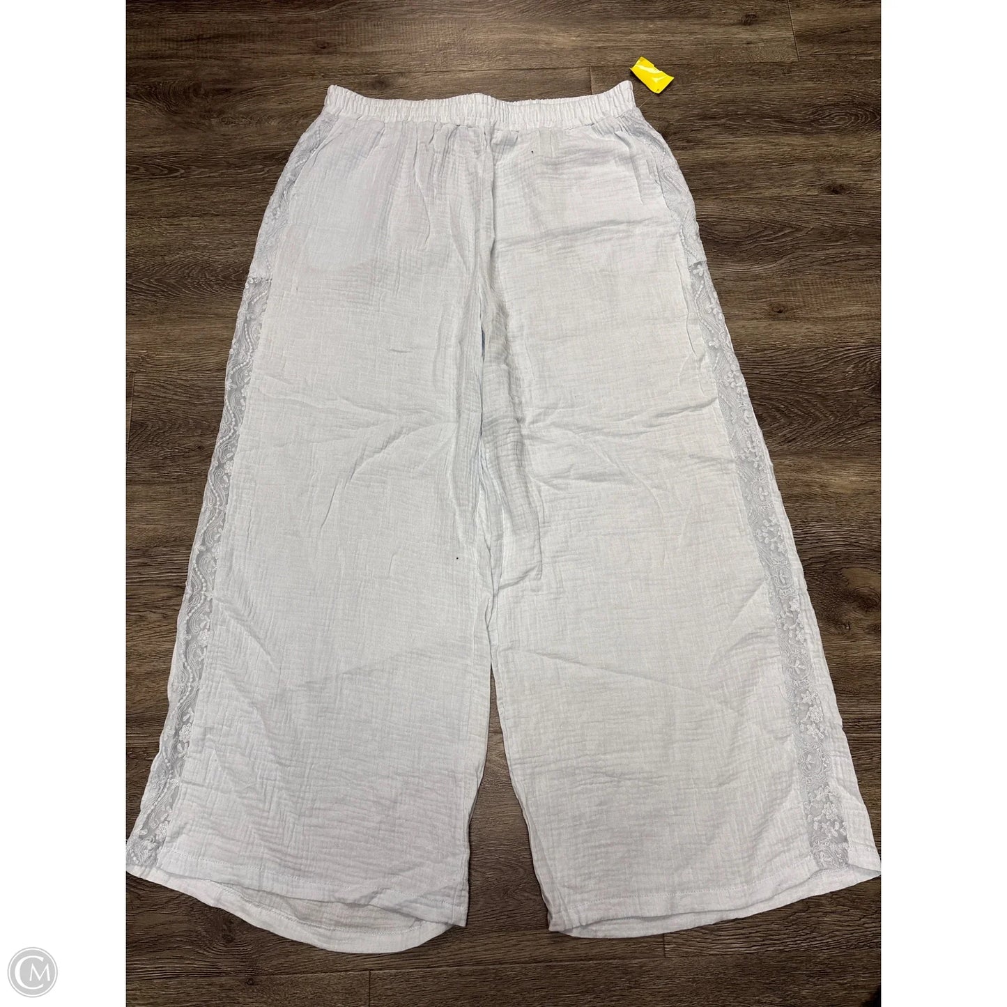 Pants Wide Leg By Shein In Blue, Size: 2x