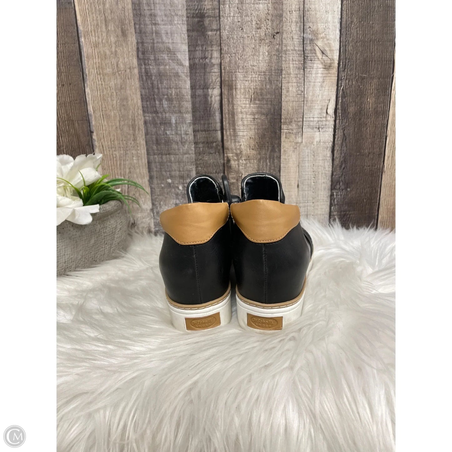 Shoes Heels Wedge By Dr Scholls In Black, Size: 8