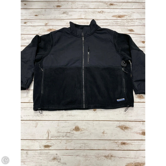 Jacket Fleece By Eddie Bauer In Black, Size: 2x