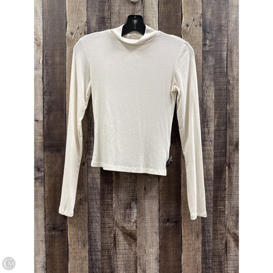 Top Long Sleeve By Olive And Oak In Cream, Size: Xs
