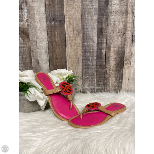 Sandals Designer By Tory Burch In Pink, Size: 5.5