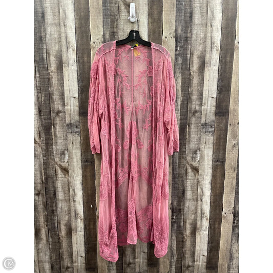 Cardigan By Lane Bryant In Pink, Size: 2x