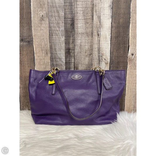 Handbag Designer By Coach, Size: Large