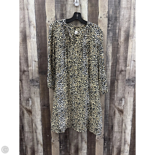 Dress Casual Short By Gap In Animal Print, Size: Xl