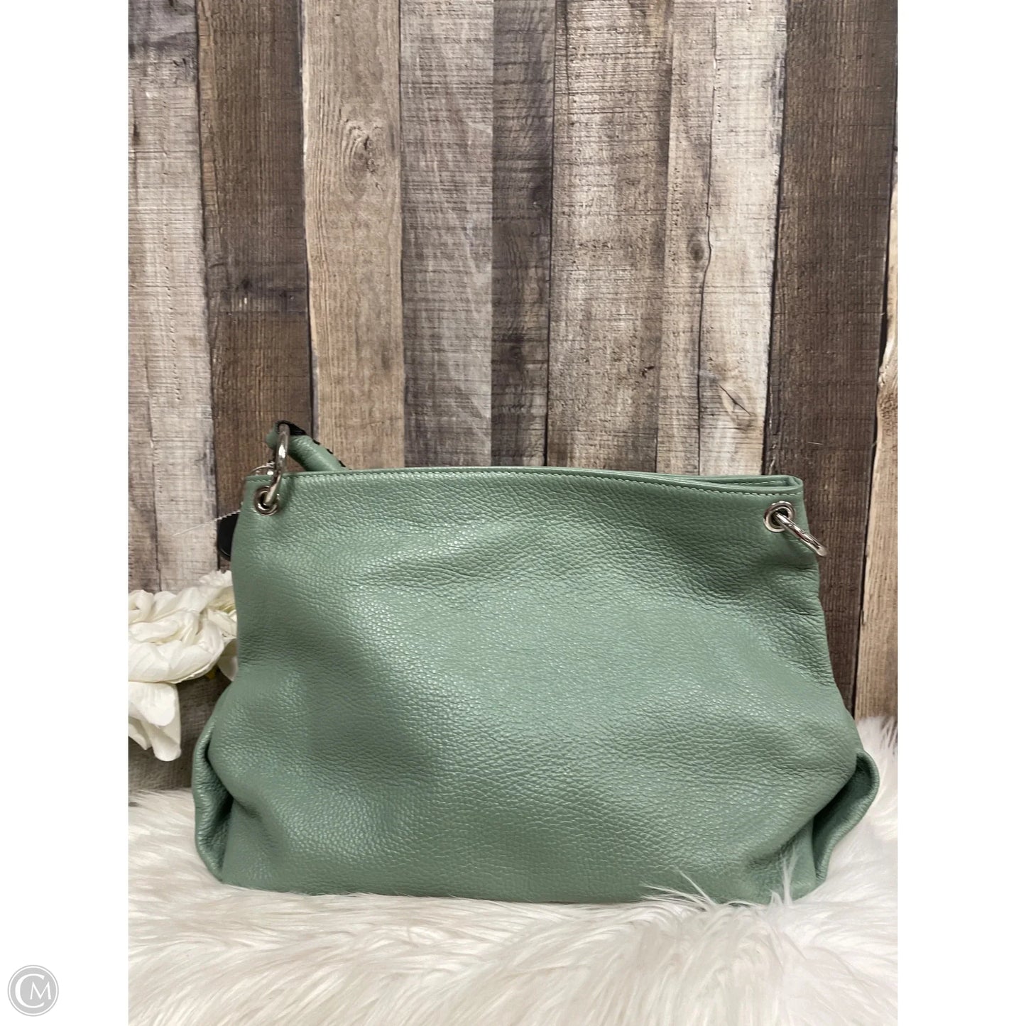 Handbag Leather By Cme, Size: Large