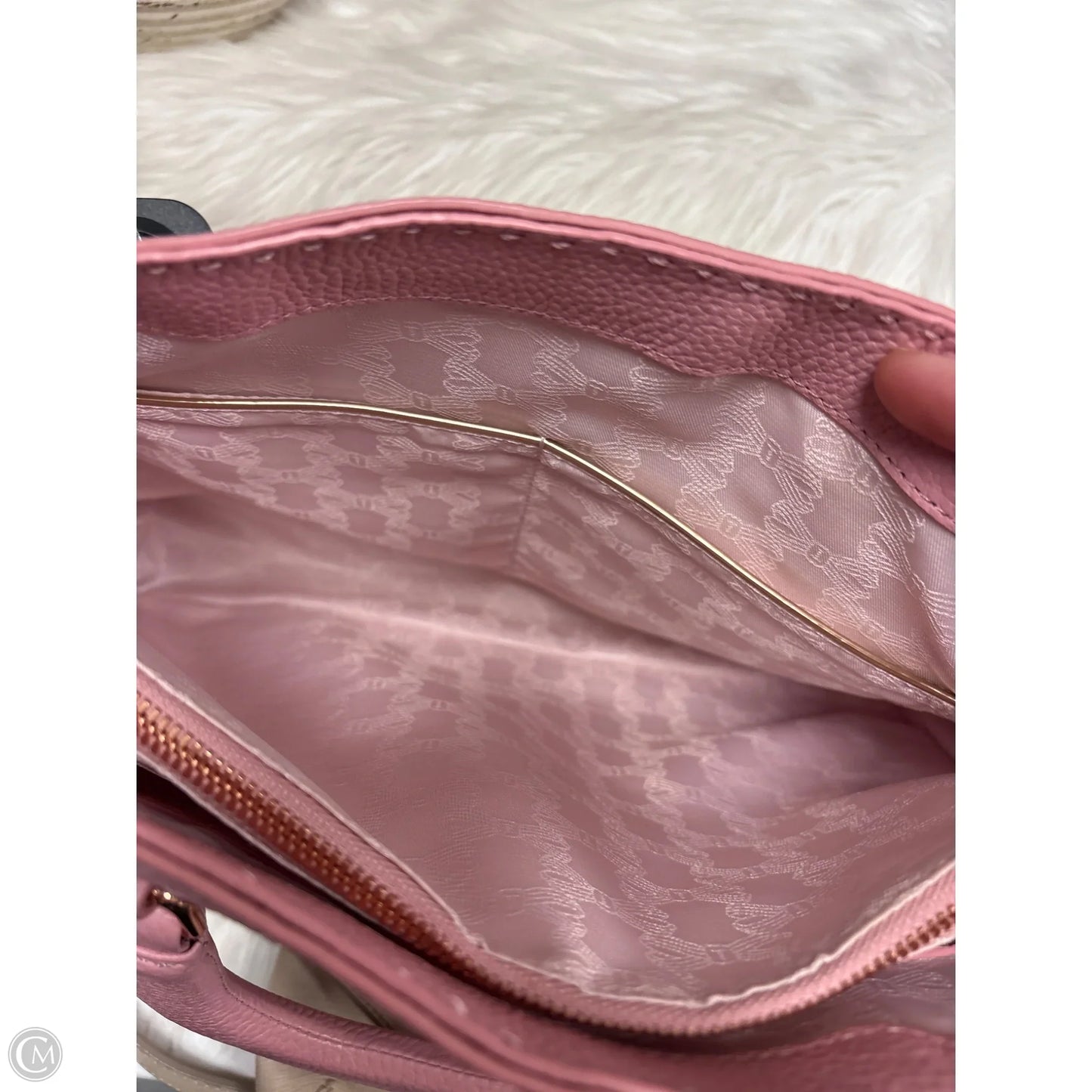 Handbag Leather By Ted Baker, Size: Large