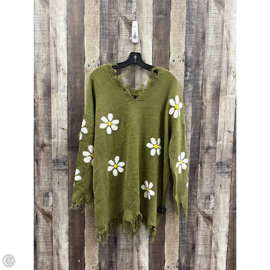 Sweater By Cme In Green, Size: L