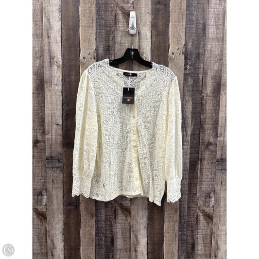 Cardigan By Cme In Cream, Size: L