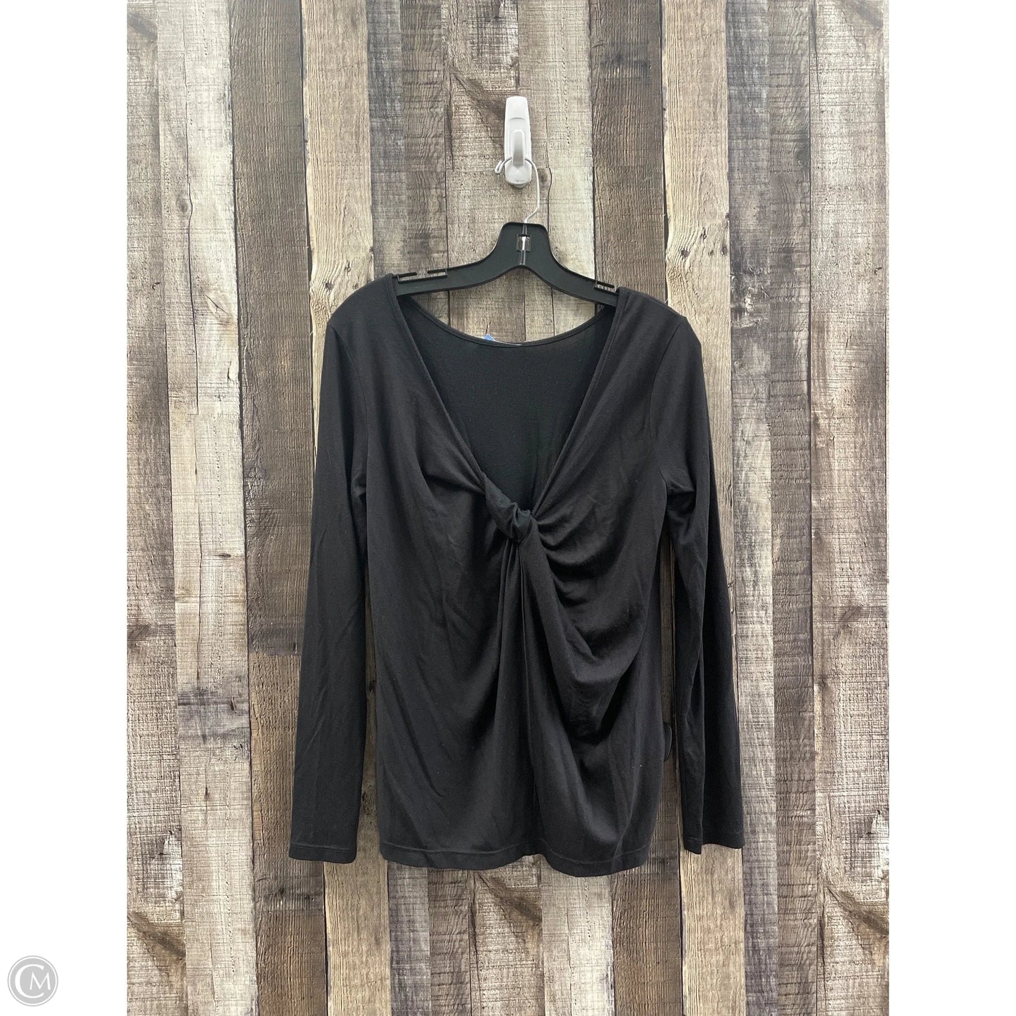 Athletic Top Long Sleeve Crewneck By Athleta In Black, Size: M