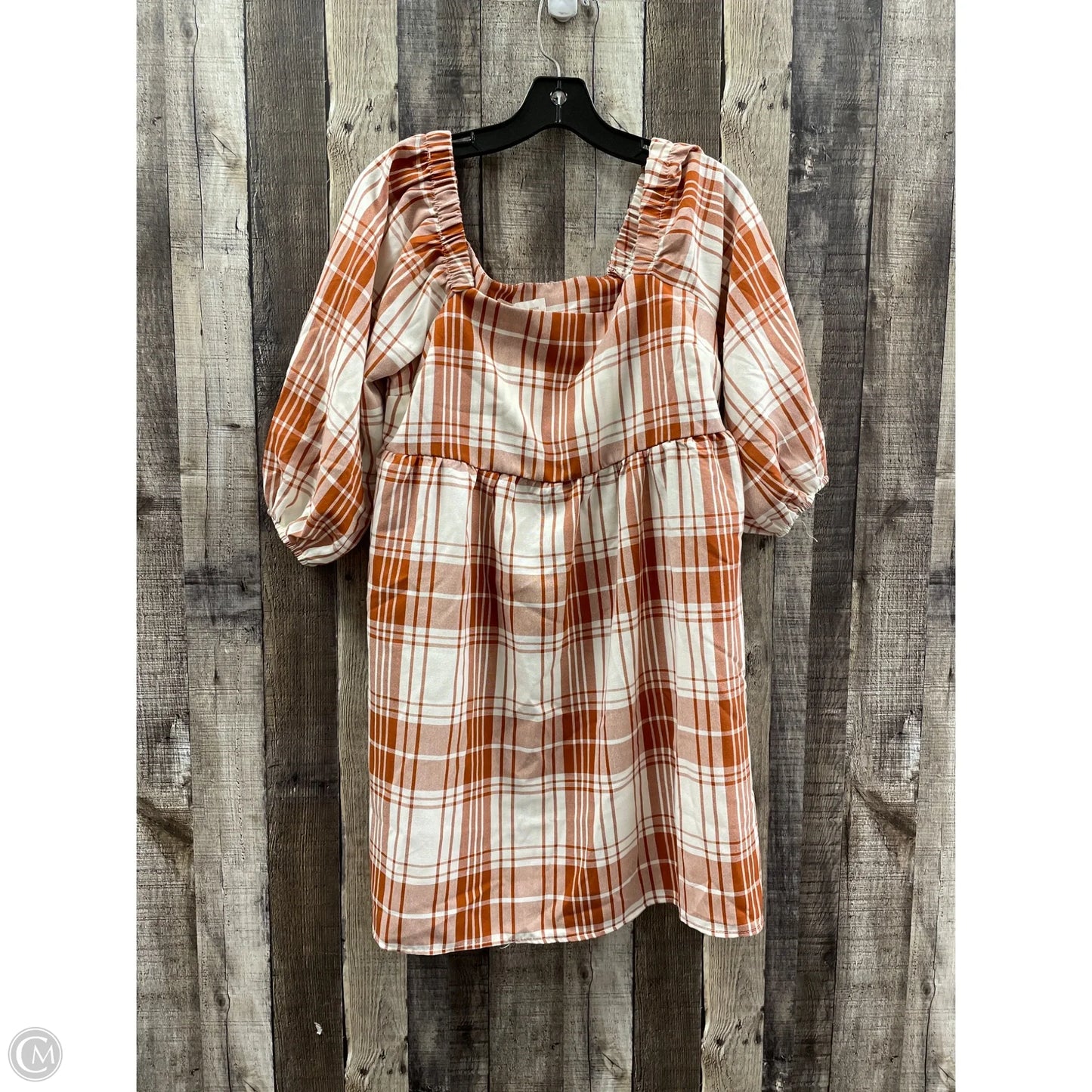 Dress Casual Short By Monteau In Orange, Size: L