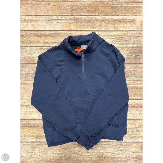 Sweatshirt Collar By Cme In Blue, Size: M