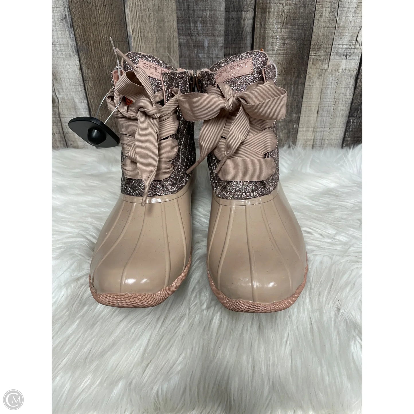 Boots Ankle Heels By Sperry In Pink, Size: 8.5