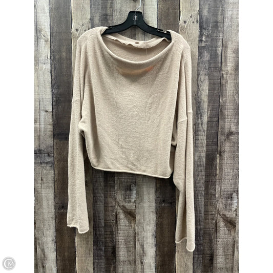 Sweater By Free People In Tan, Size: S