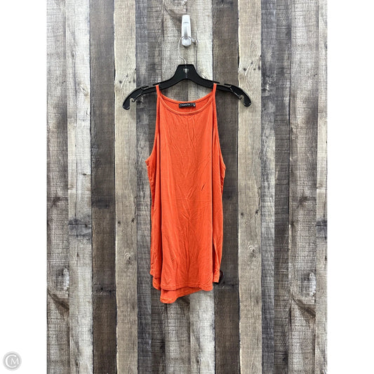 Top Sleeveless By Cme In Orange, Size: M