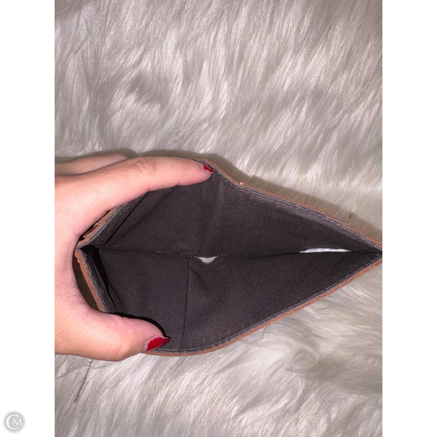 Wallet Leather By Madewell, Size: Small