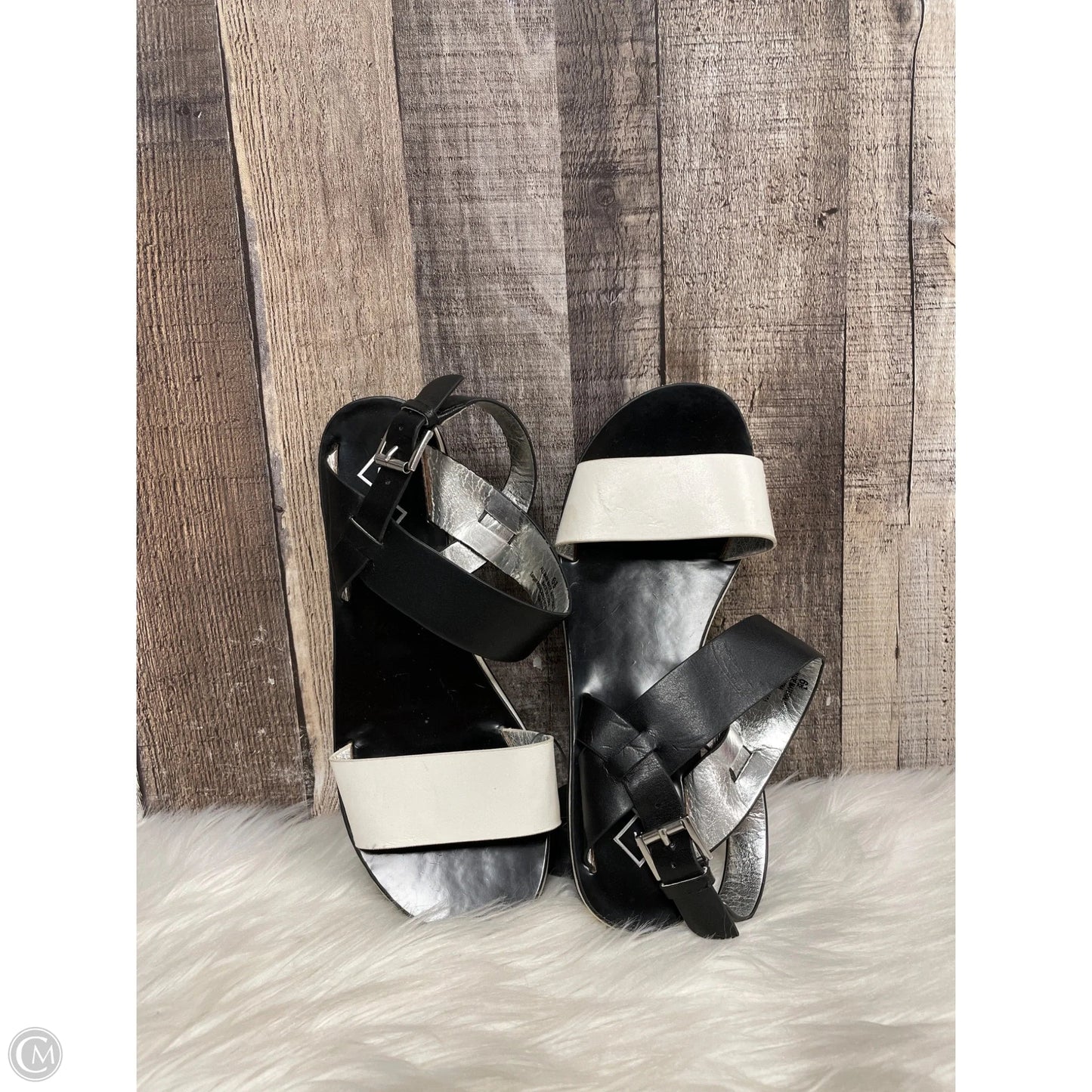 Sandals Flats By Cme In Black, Size: 6.5