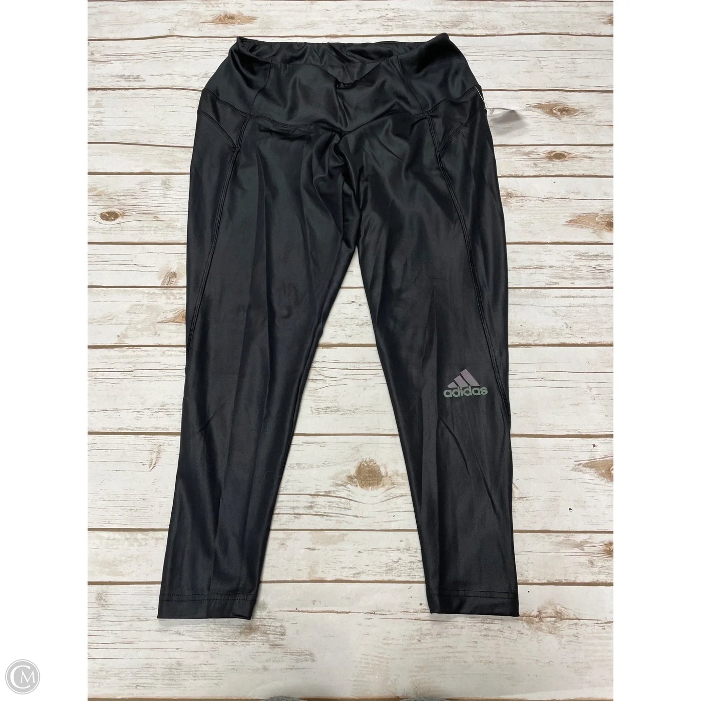 Athletic Leggings By Adidas In Black, Size: 1x