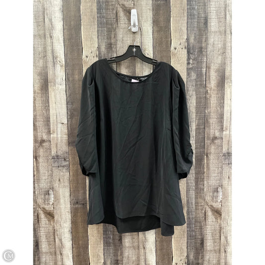 Top Short Sleeve By City Chic In Black, Size: 2x