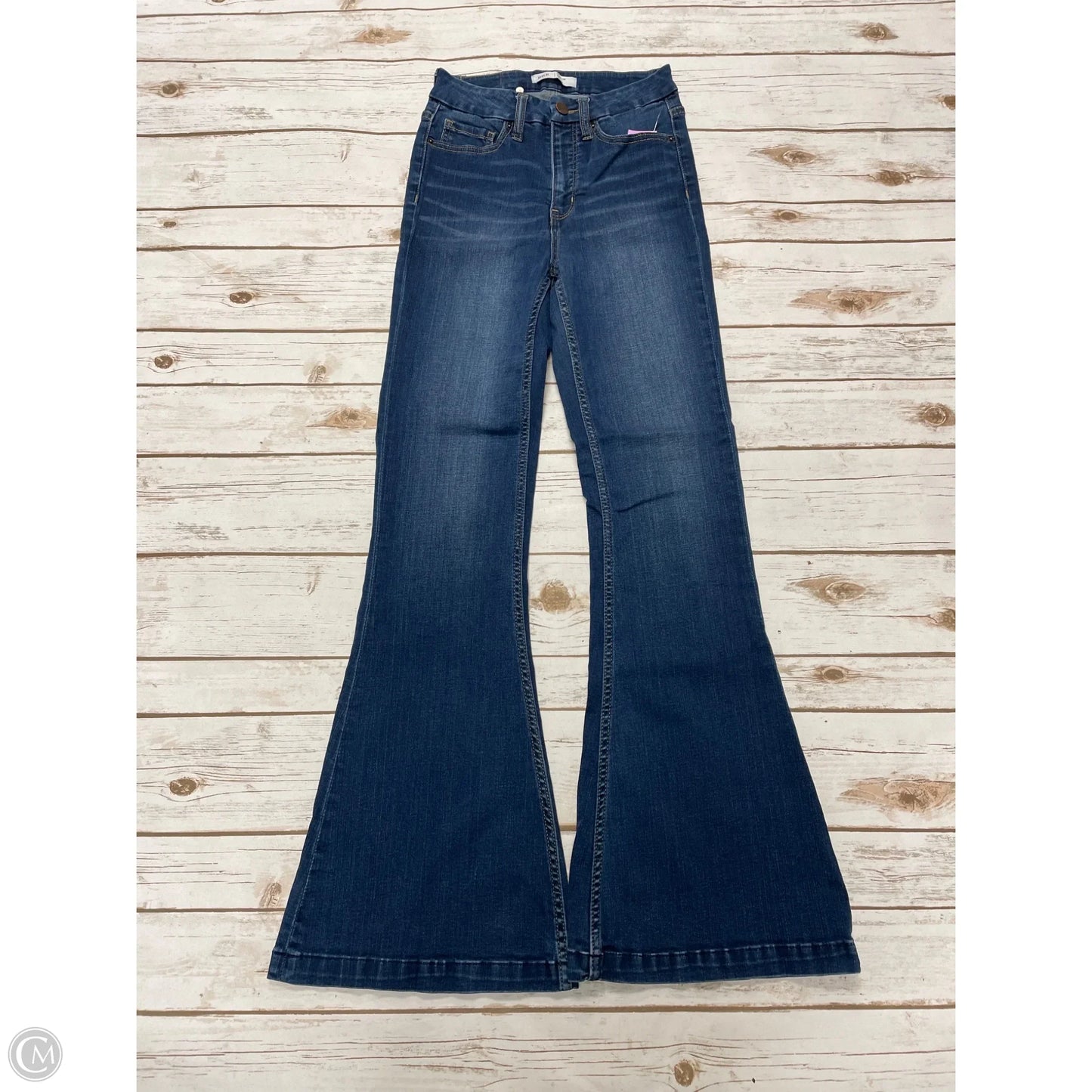 Jeans Flared By Bke In Blue Denim, Size: 0