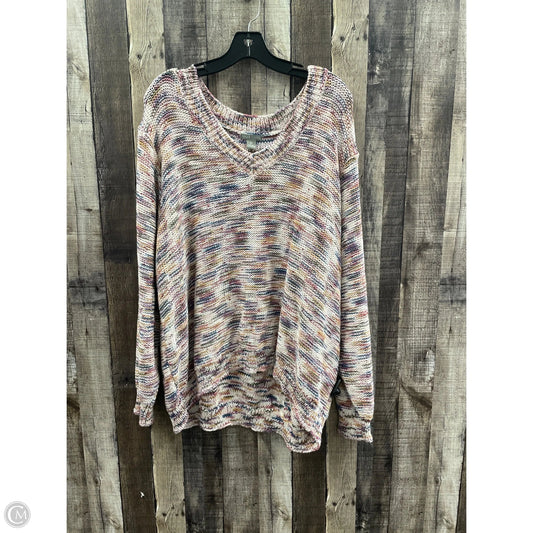 Sweater By Falls Creek In Multi-colored, Size: 3x
