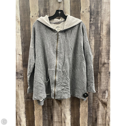 Jacket Designer By Ugg In Grey, Size: M