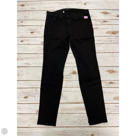 Jeans Skinny By J Brand In Black Denim, Size: 12
