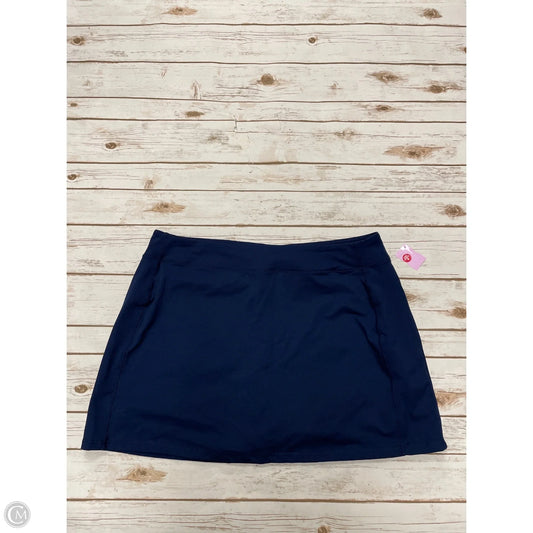 Athletic Skort By Lands End In Navy, Size: 2x