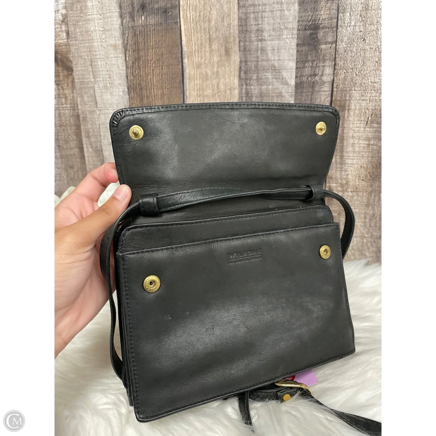 Crossbody Leather By Wilsons Leather, Size: Small