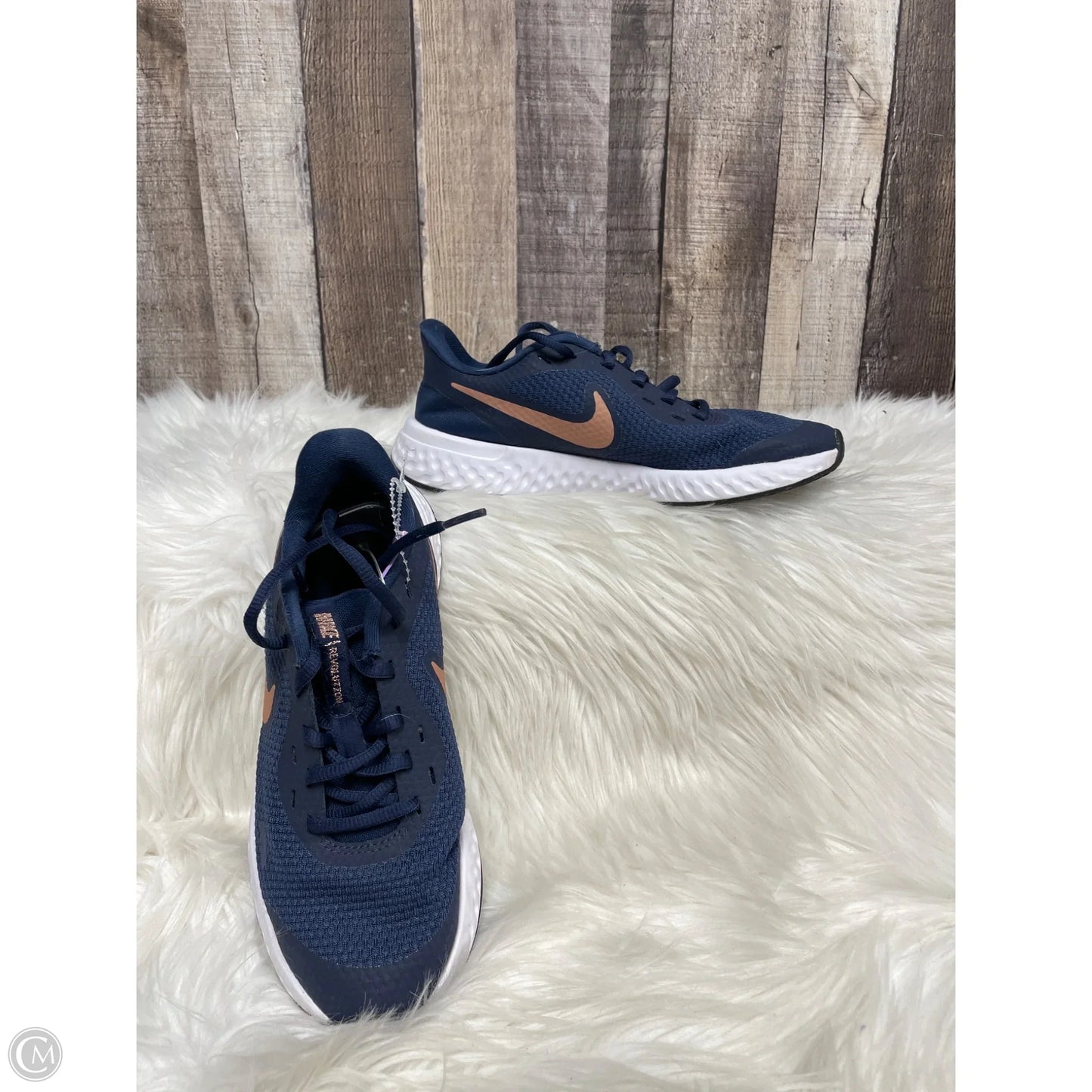 Shoes Athletic By Nike In Blue, Size: 5.5