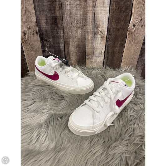 Shoes Athletic By Nike In White, Size: 6.5