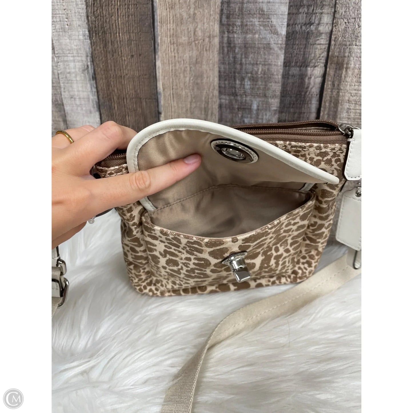 Crossbody Designer By Coach, Size: Small