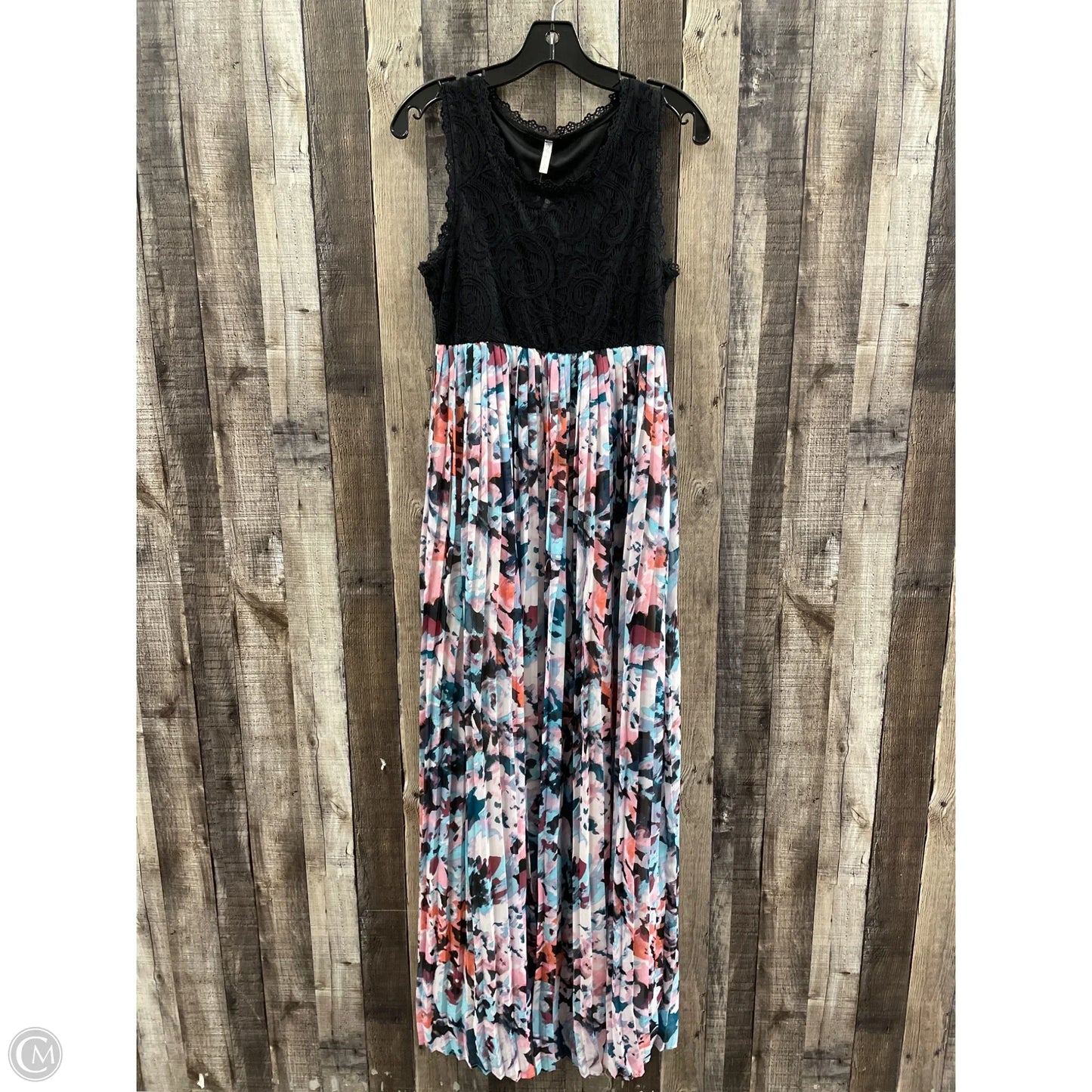 Dress Casual Maxi By Pink Blush In Multi-colored, Size: L
