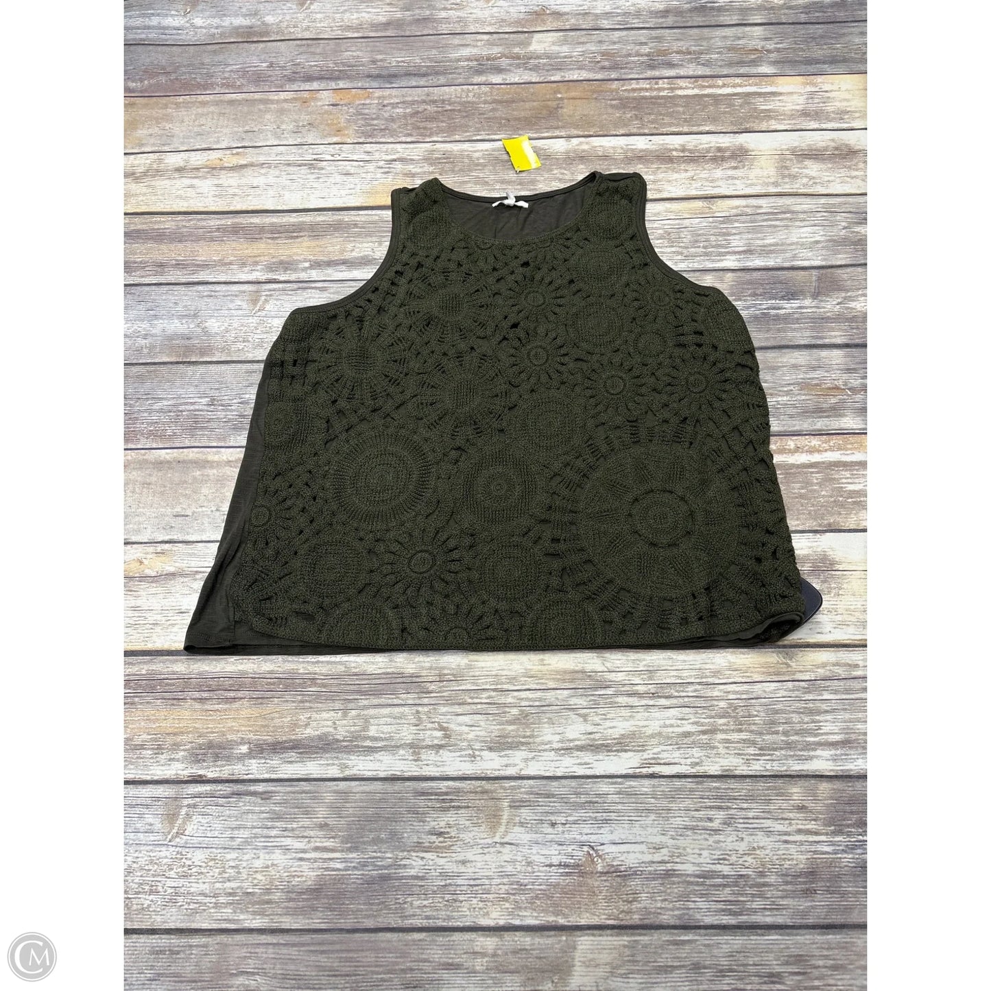 Top Sleeveless By Maurices In Green, Size: Xxl