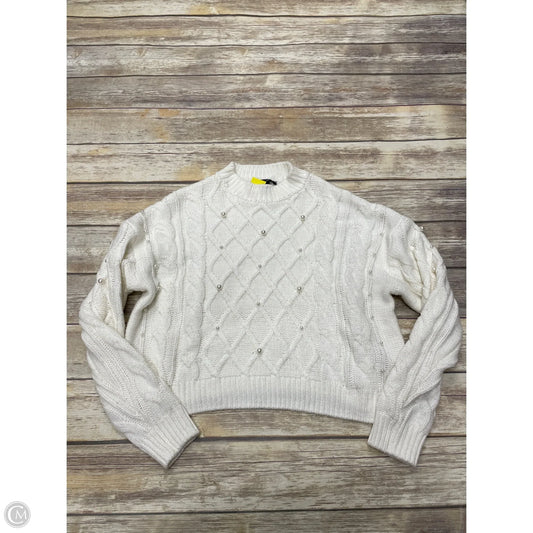 Sweater By Forever 21 In White, Size: L