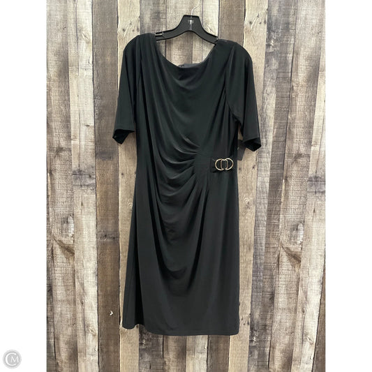Dress Casual Midi By Cme In Black, Size: 16